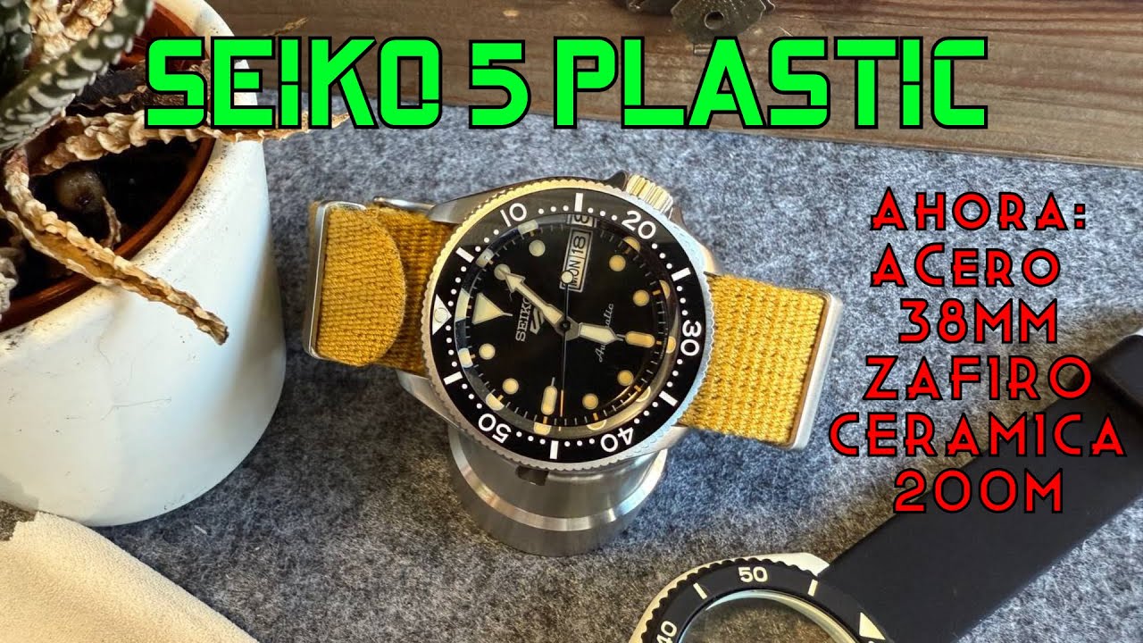 Transforma tu Seiko 5 de plastico en un SKX de 38mm con solo 20€!