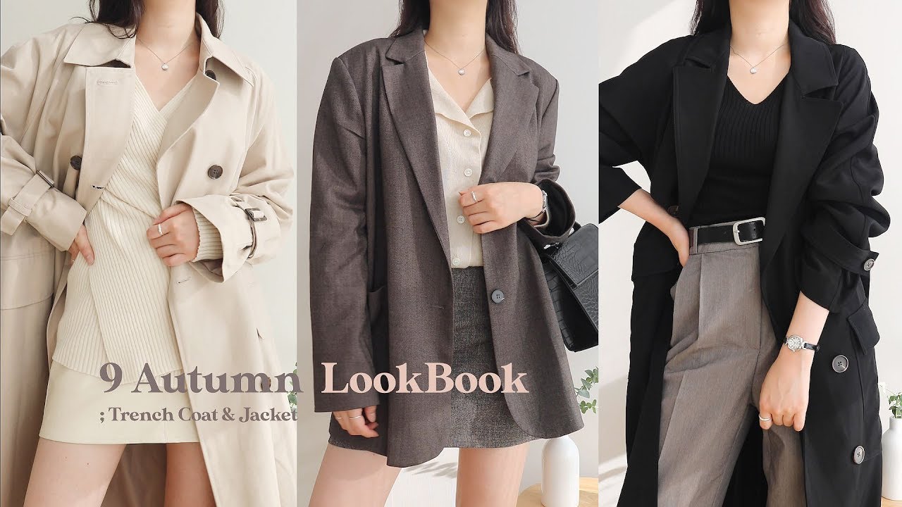 9 Autumn Trench Coat & Jacket LookBook 🍁가을 아우터로 9가지 무드 (with.서울스토어) | 정우Jungwoo