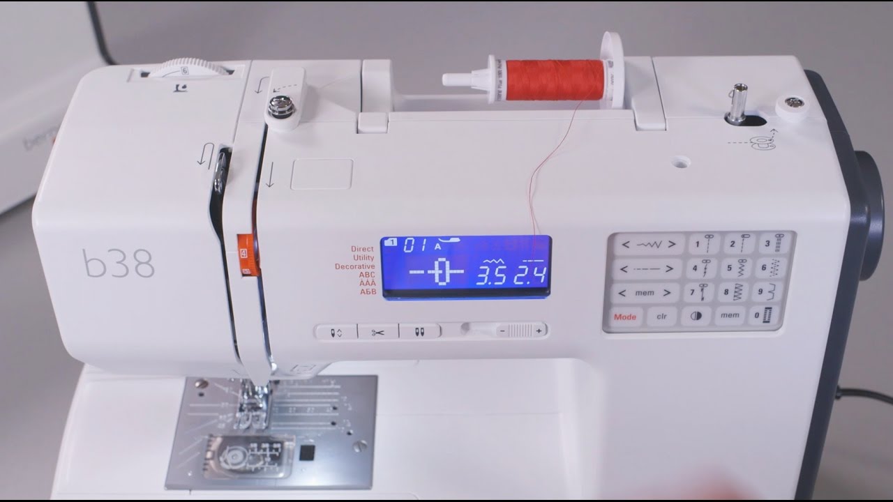 b38 + b37 Tutorial – Bobbin winding and threading (2/7)
