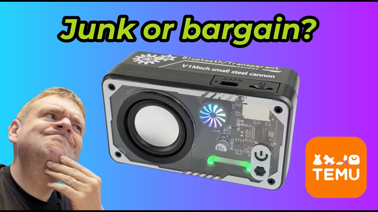 £5 Temu Bluetooth speaker: how bad can it be? Review, test and teardown