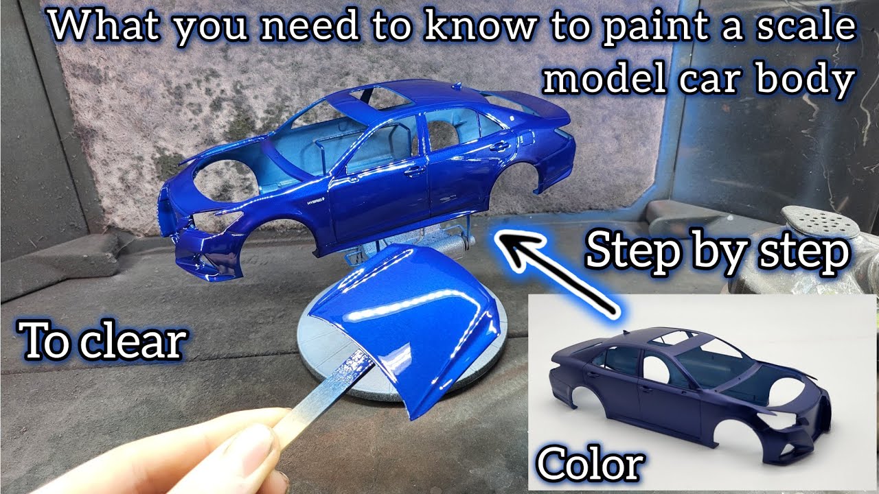 How To: Paint and clear a scale model car body step by step, and what you need to know