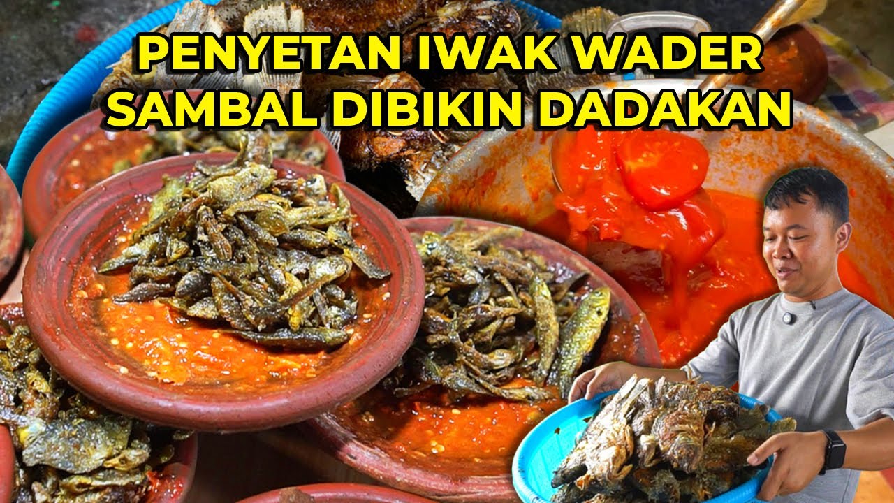 Spesial Sambal Wader, Iwak Kali! Resto Wader Paling Rame di Mojokerto!