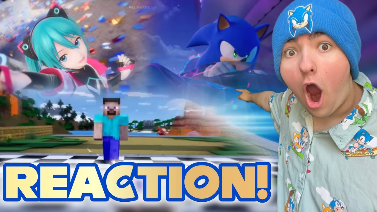 SONIC RACING CROSSWORLDS SGF TRAILER REACTION!