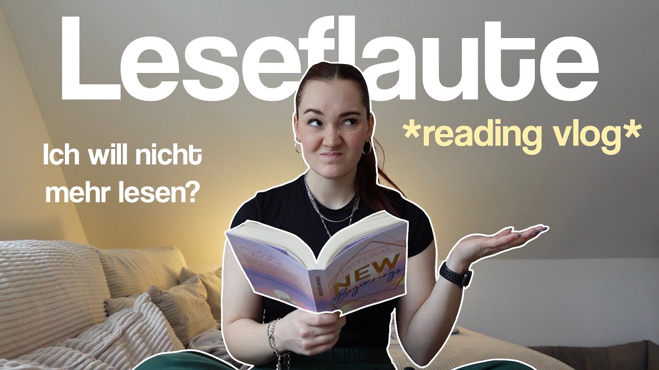 Ich bin in einer Leseflaute... *reading vlog* 🥲📖☠️ (meine tipps!)
