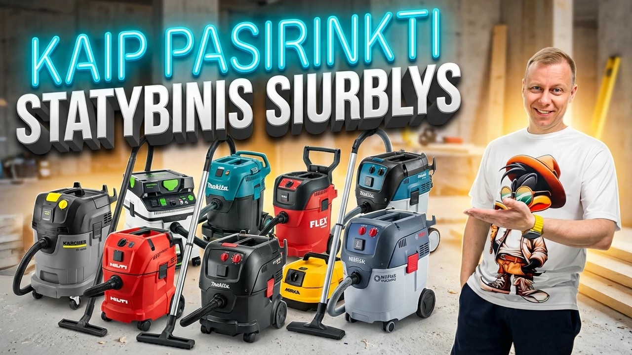 Nepirk siurblio kol nepažiūrėjei šio video