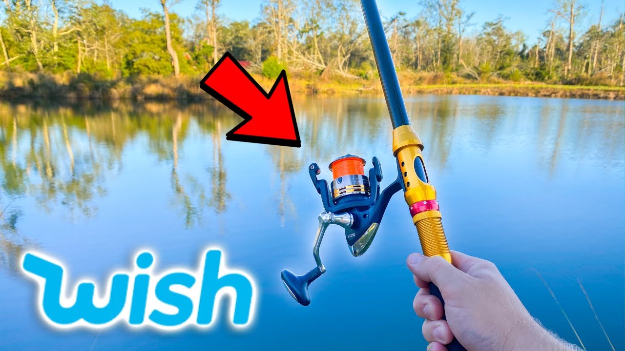 Wish App Fishing Challenge (Rod, Reel, Line, Lures)