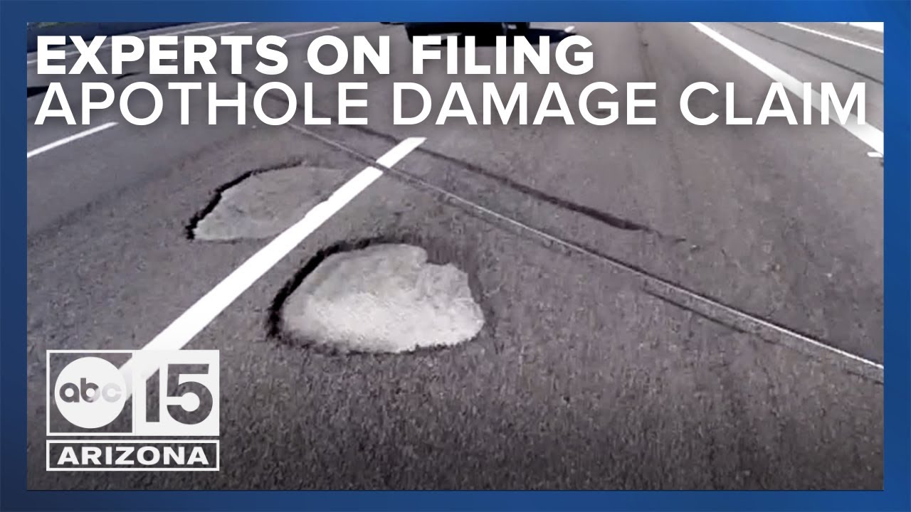 Legal expert weighs in on pothole damage and filing a claim