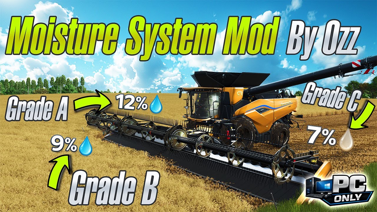 Moisture System Mod - By Ozz | FS25 Mod Preview