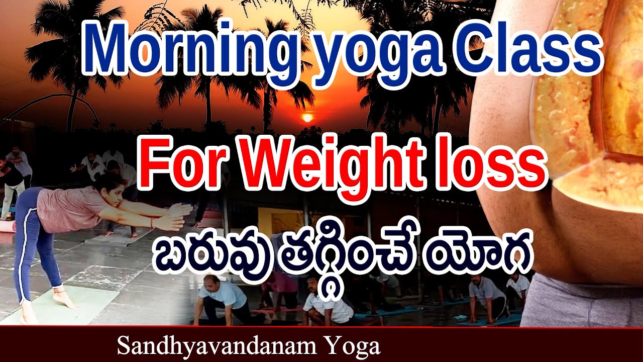 Morning yoga for weight loss || reduce belly fat || Sandhyavandanamyoga