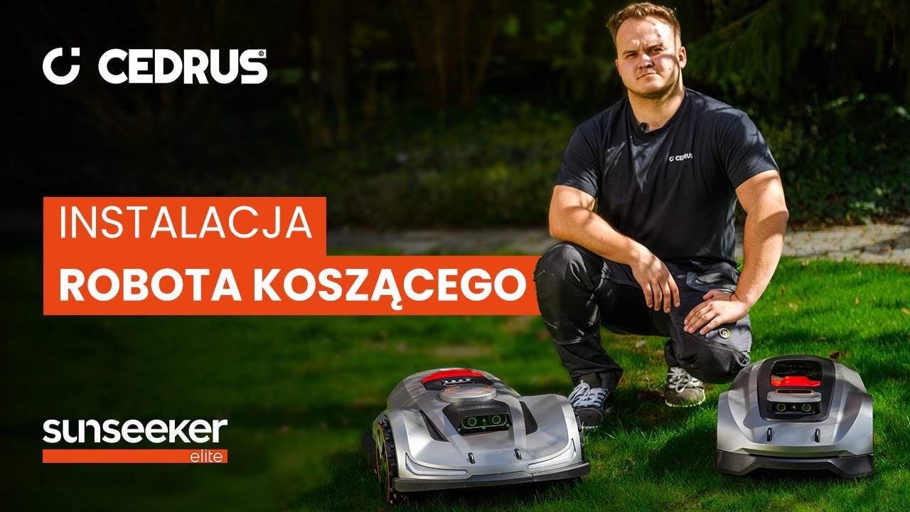 Instalacja robota koszącego Sunseeker Elite