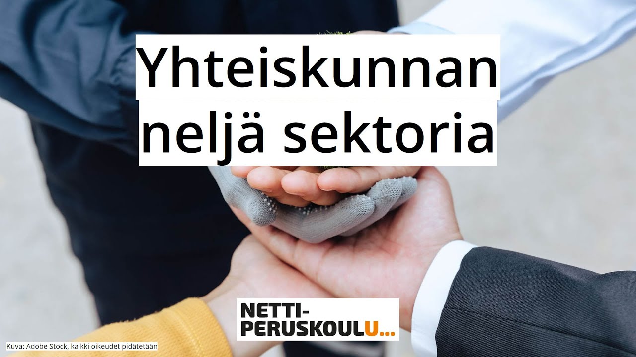 ayk3: Yhteiskunnan neljä sektoria (perusopetus)