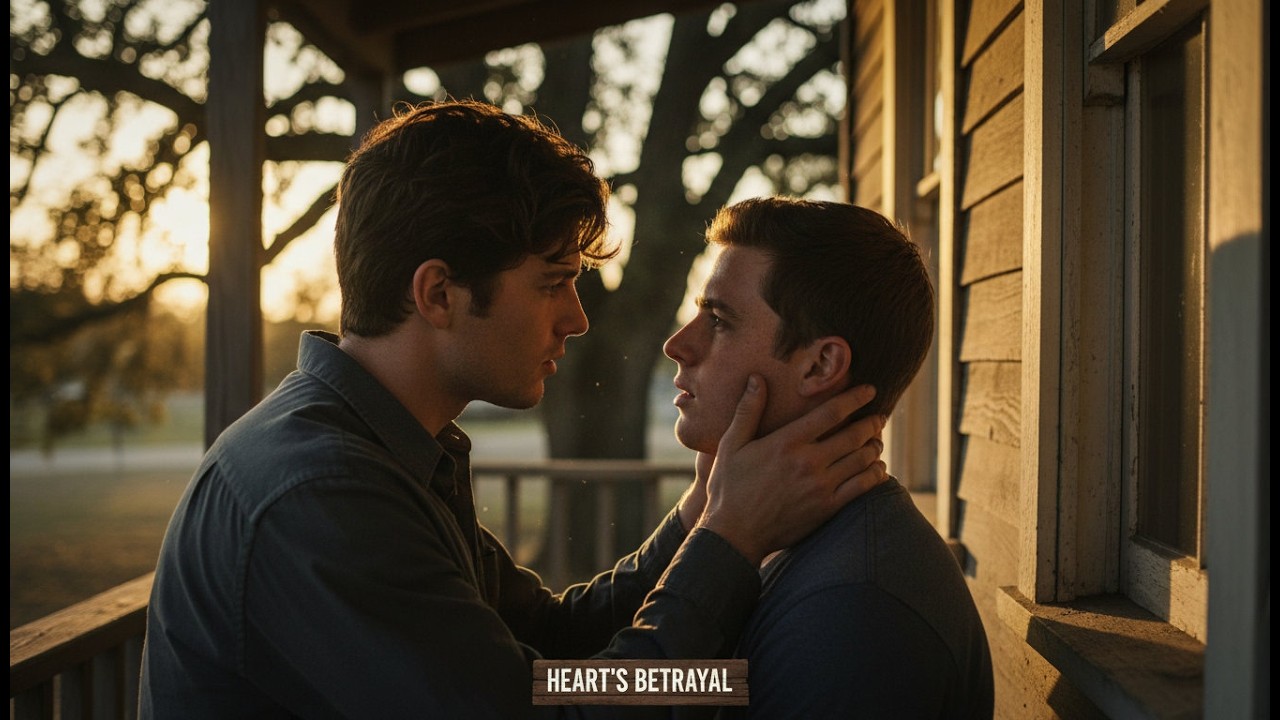 The screen door slammed behind me like a gunshot in the still evening air, and there he was—Connor