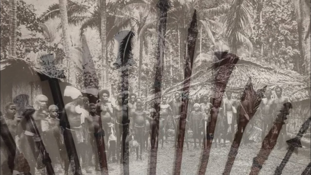 Pacific Island war club with unique feature (antique)