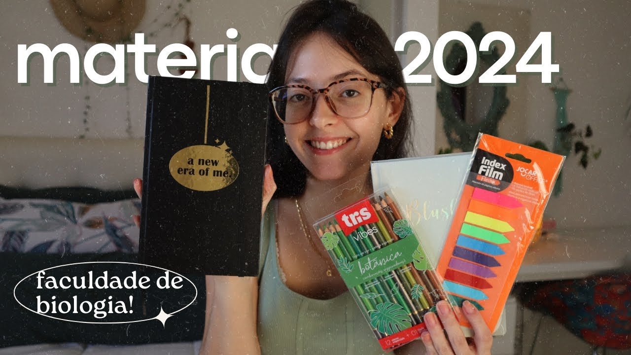 Materiais para faculdade de biologia 2024 || Giulia Della
