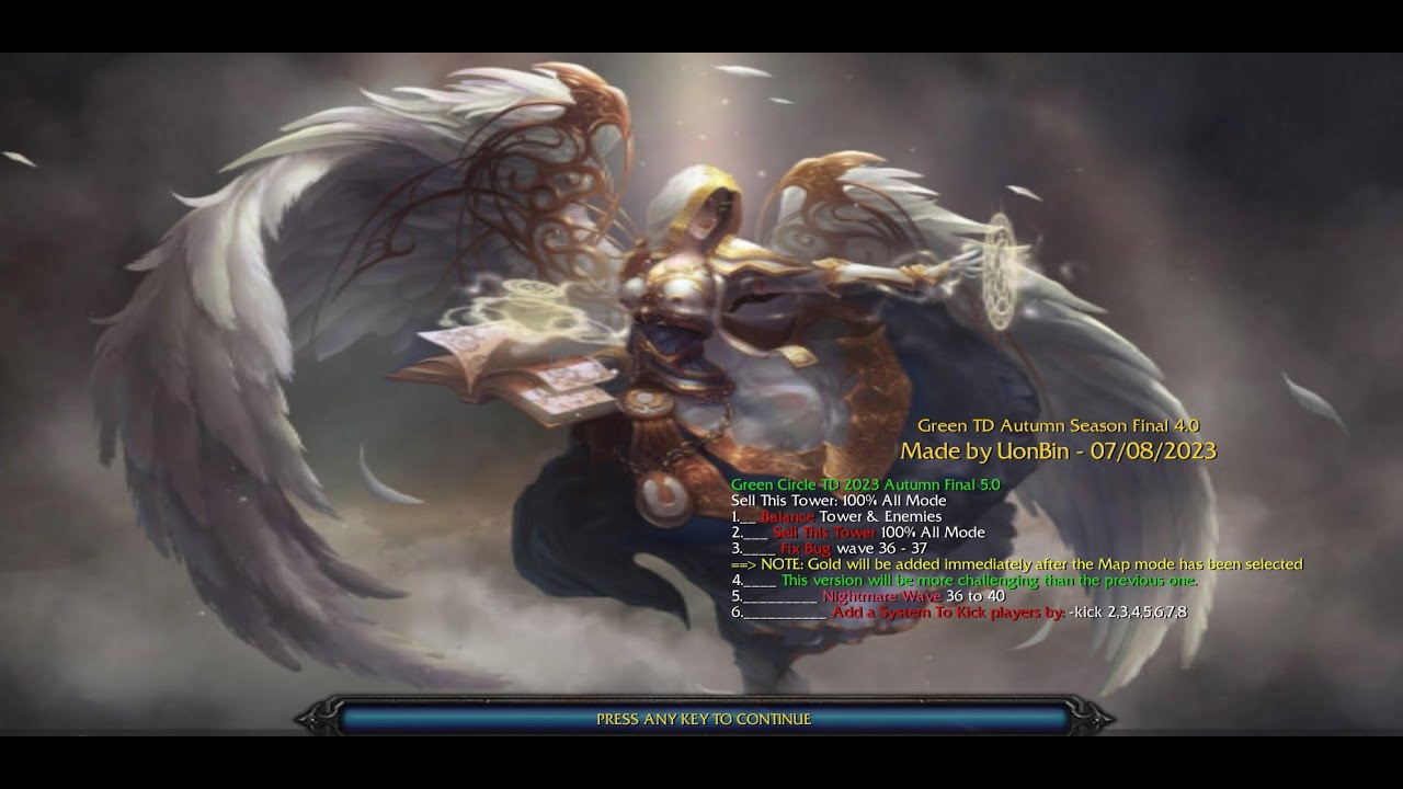 WARCRAFT III- GREEN TD AUTUMN SEASON FINAL 4.0 | HARD