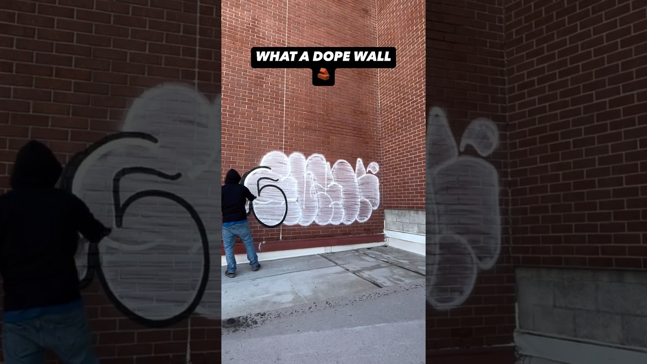 Graffiti Super Clean ThrowUp @ruegotti33. #graffiti #graffitiart #shorts