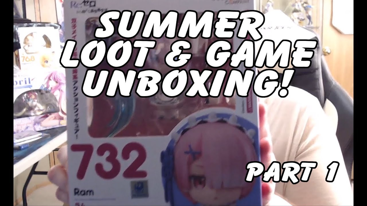 Summer Loot Unboxing! Anime, Figures, Games & More! Part 1