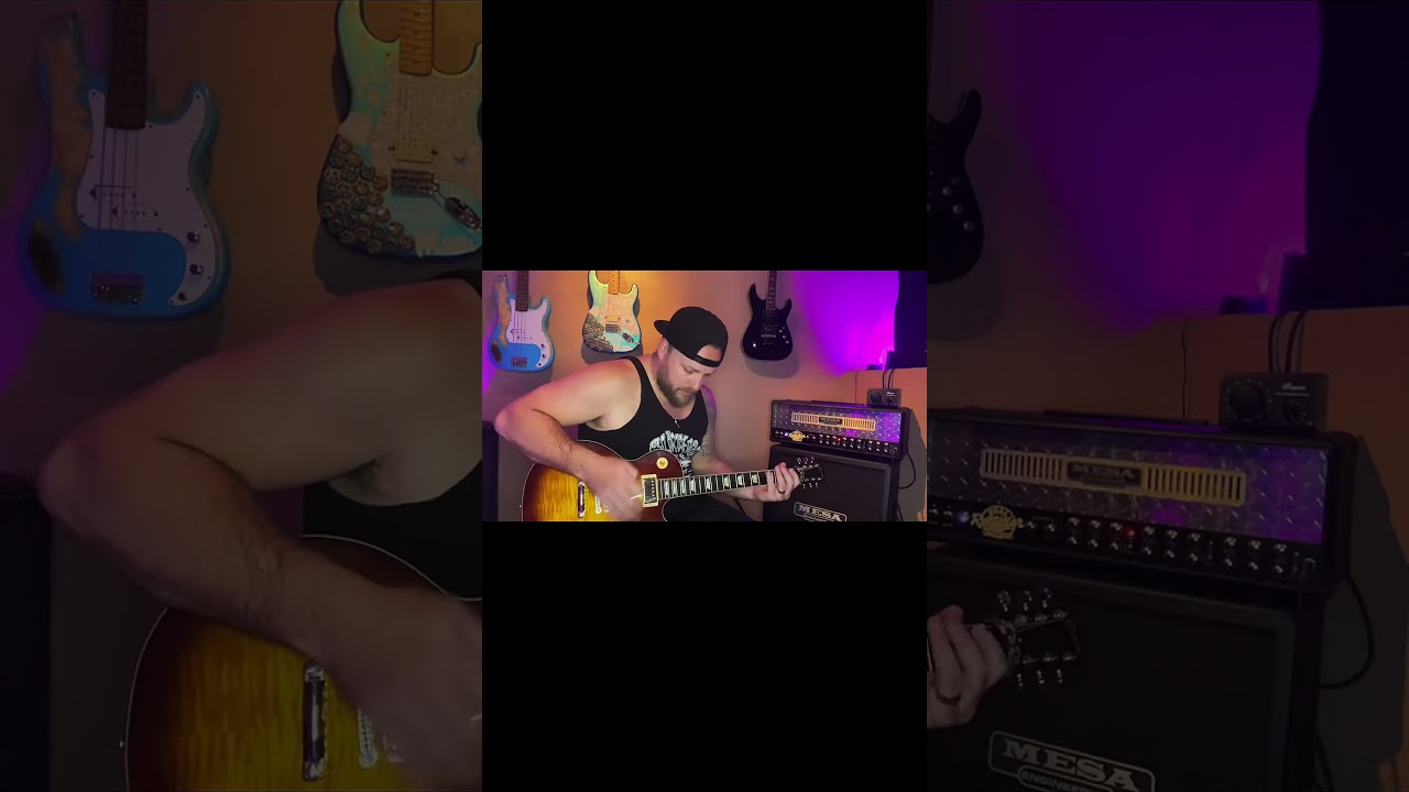 Upgraded tubes demo: jj el34l & ecc83s in a metal rig #mesa #gibsonguitars #guitar