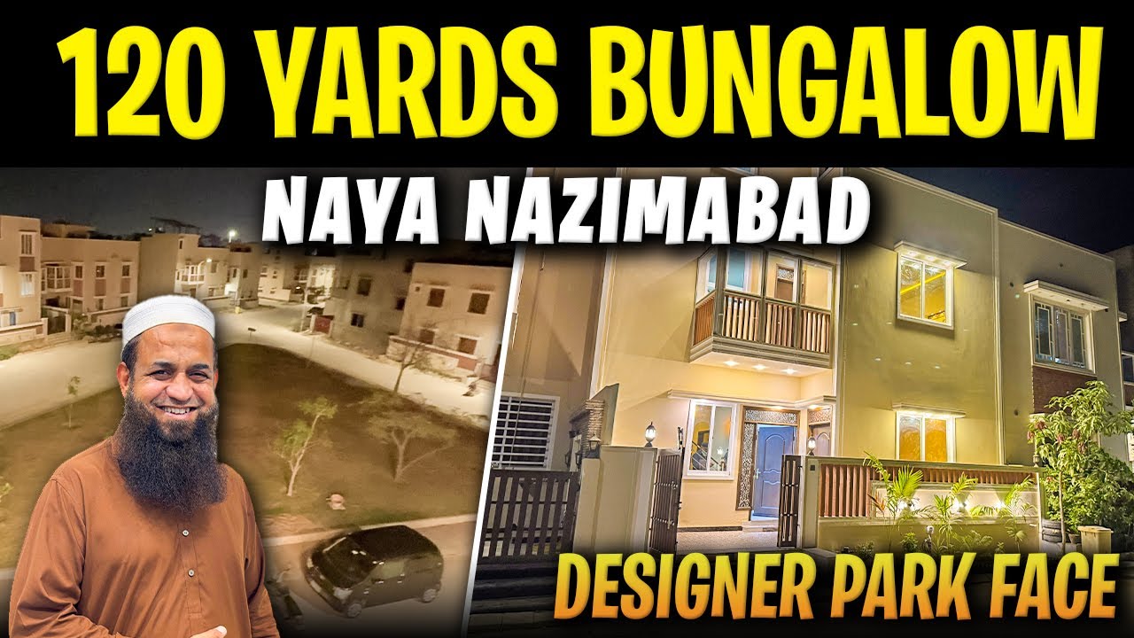 120 SQYD Luxury Bungalow in Block C, Naya Nazimabad, #Karachi #DreamHome#construction