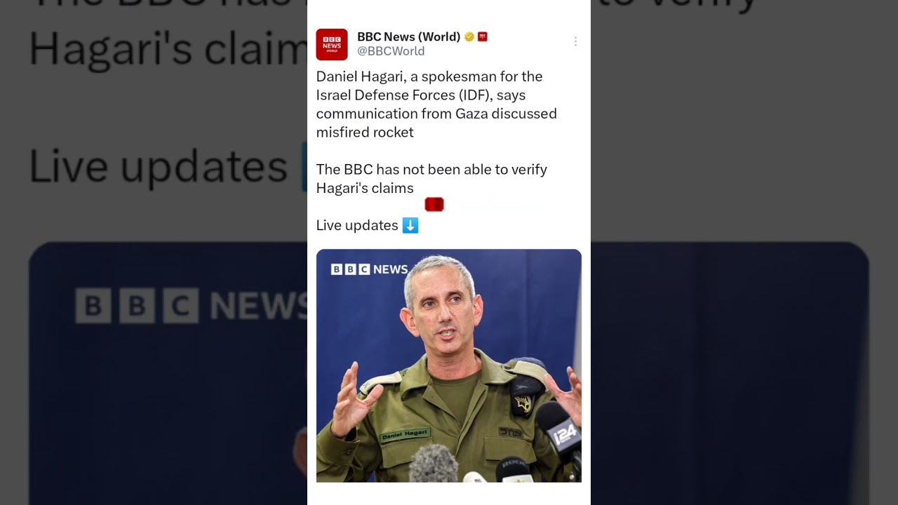 BBC news on Israel Palestine war 