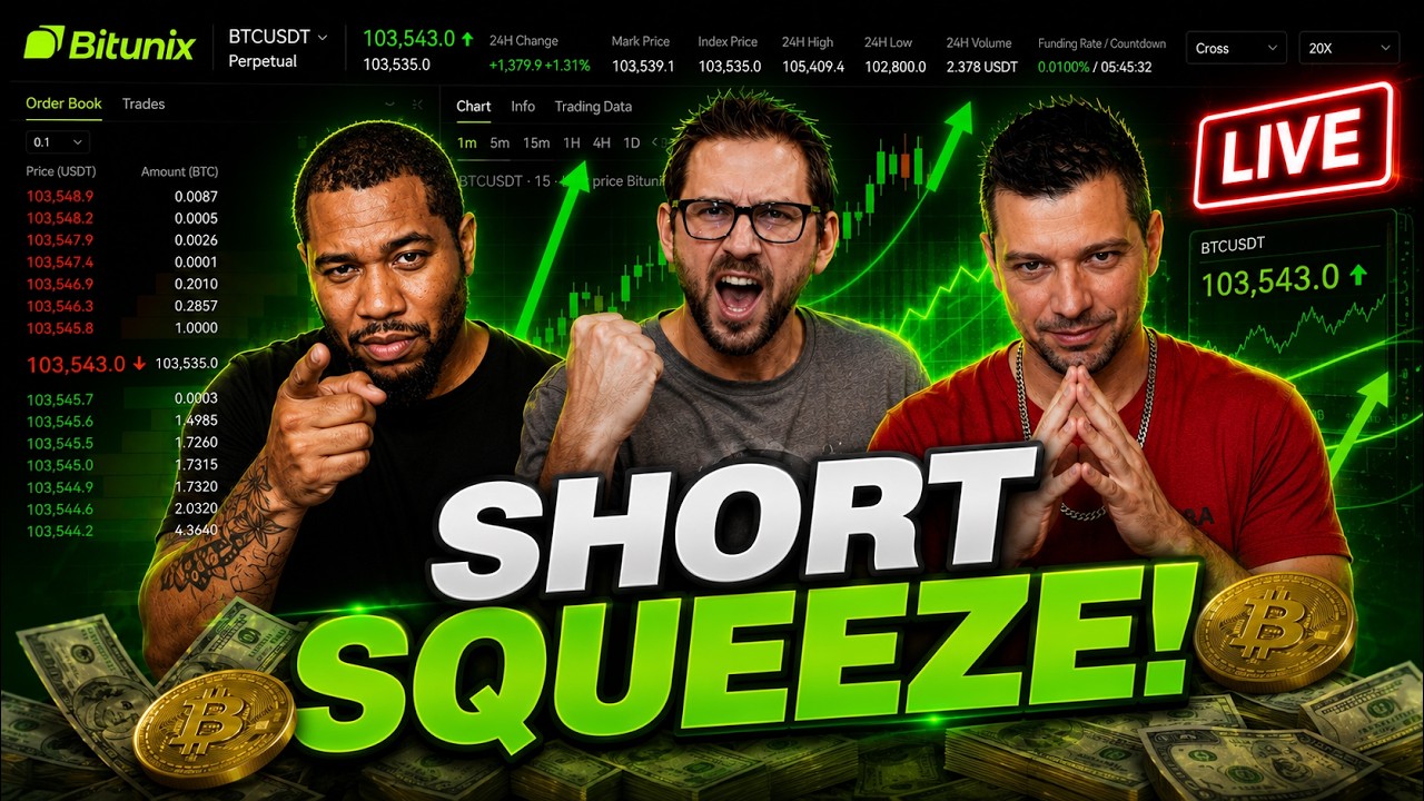 Bitcoin MASSIVE Short Squeeze (65k Next?!?)