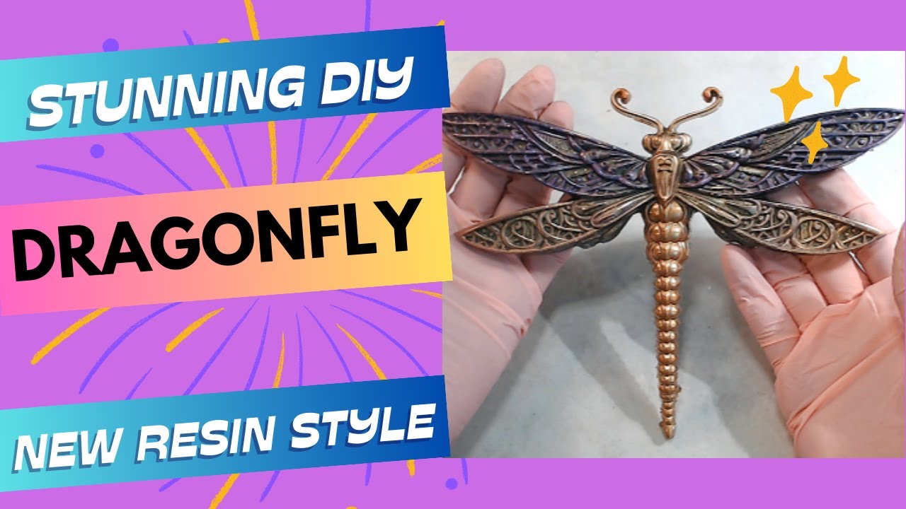 STUNNING!! RESIN DRAGONFLY! (Fixed Speed)AMAZING DIY TECHNIQUE-