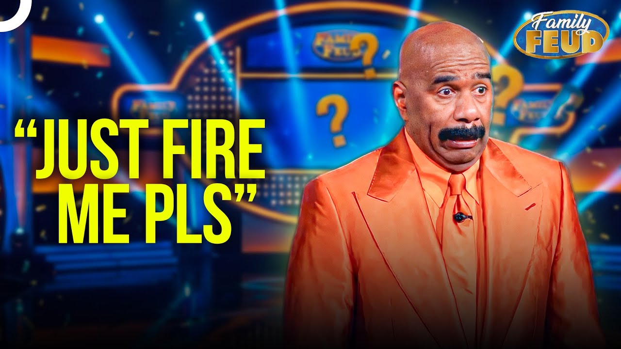 Fast Money Rounds That Aged Steve By 10 Years | Family Feud Classics