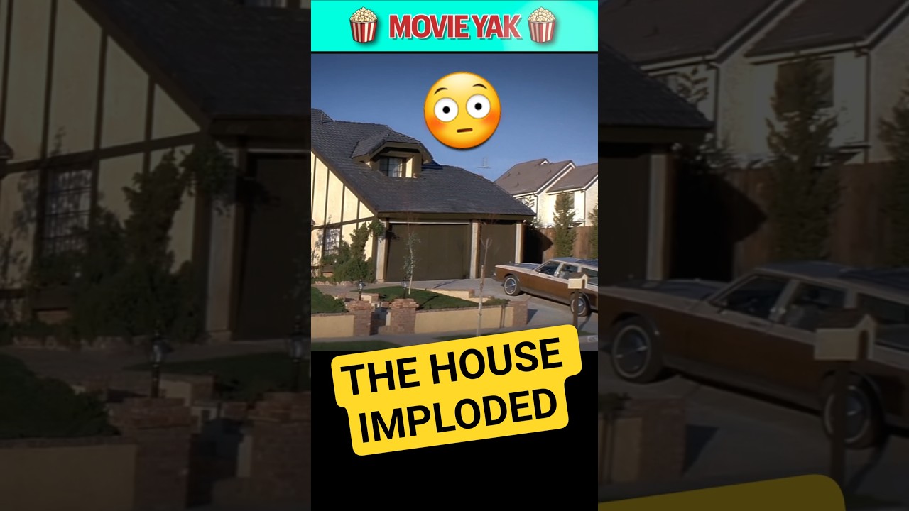 How they IMPLODED a HOUSE in Poltergeist. #behindthescenes #movie #shorts