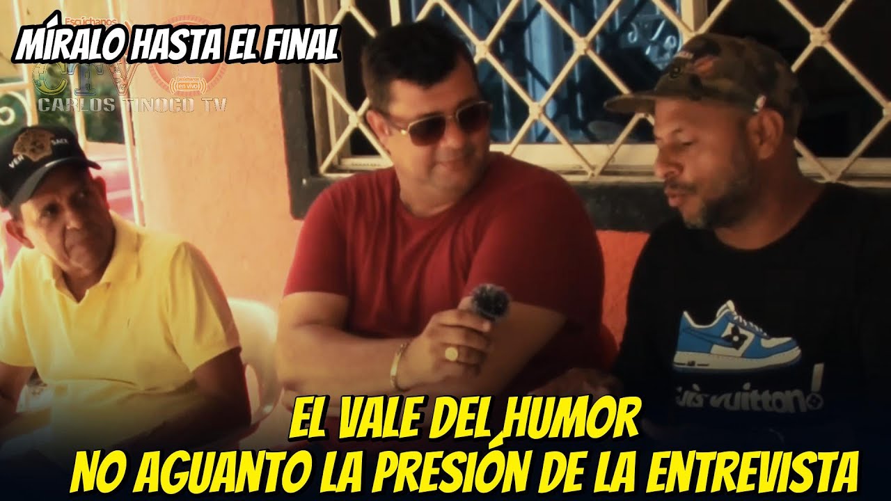 El Vale del Humor NO aguanto la presi&oacute;n de la entrevista  m&iacute;ralo hasta el final