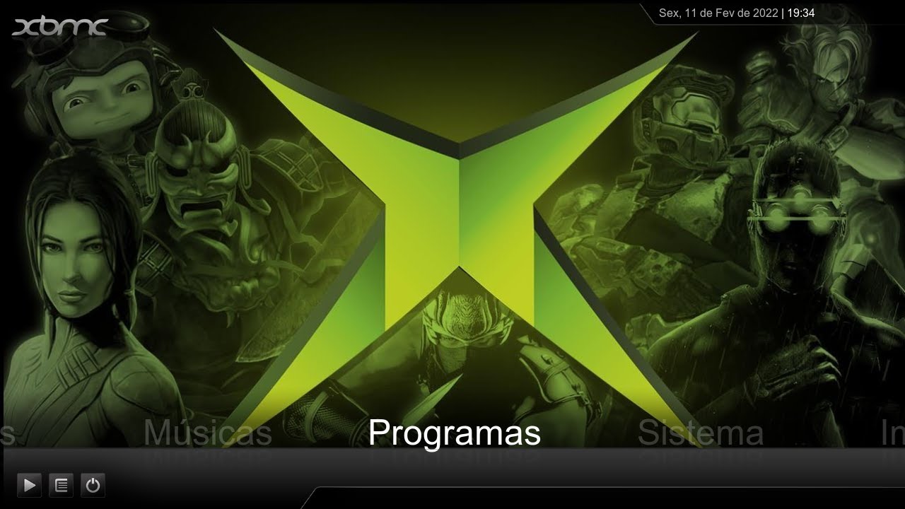 XBMC4XBOX (Skin Confluence) - Xbox Cl&aacute;ssico