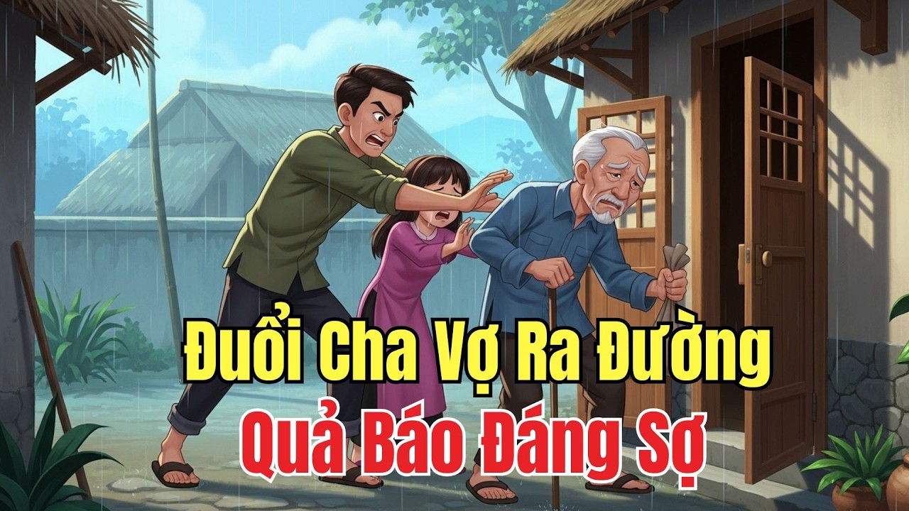 Chuyện Nhân Quả: Đuổi Cha Vợ Ra Đường Đêm Mưa Cái Kết Nằm Liệt Nhìn Tài Sản Tan Nát