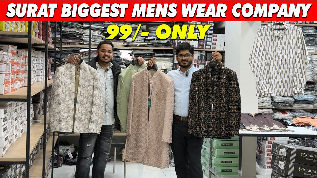 Surat Biggest Men’s Wear Company | Wholesale Market Surat | Kesaria Textile Company 