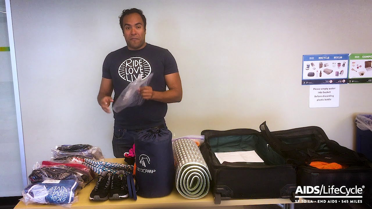 AIDS/LifeCycle Packing Clinic