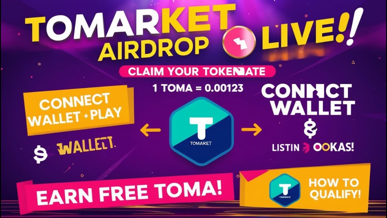 Tomarket Airdrop & Listing Date Revealed! 💸 How to Withdraw Toma Tokens Easily