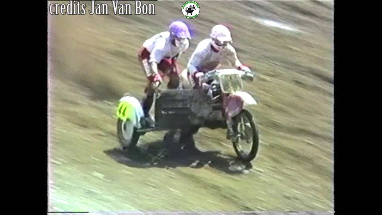 sidecarcross grandprix Denmark / Aalborg 1989