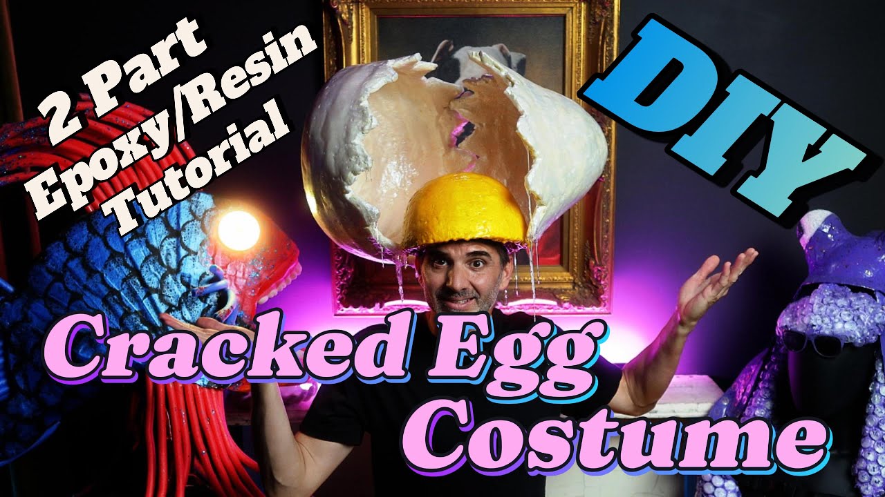 DIY Cracked Egg Costume!