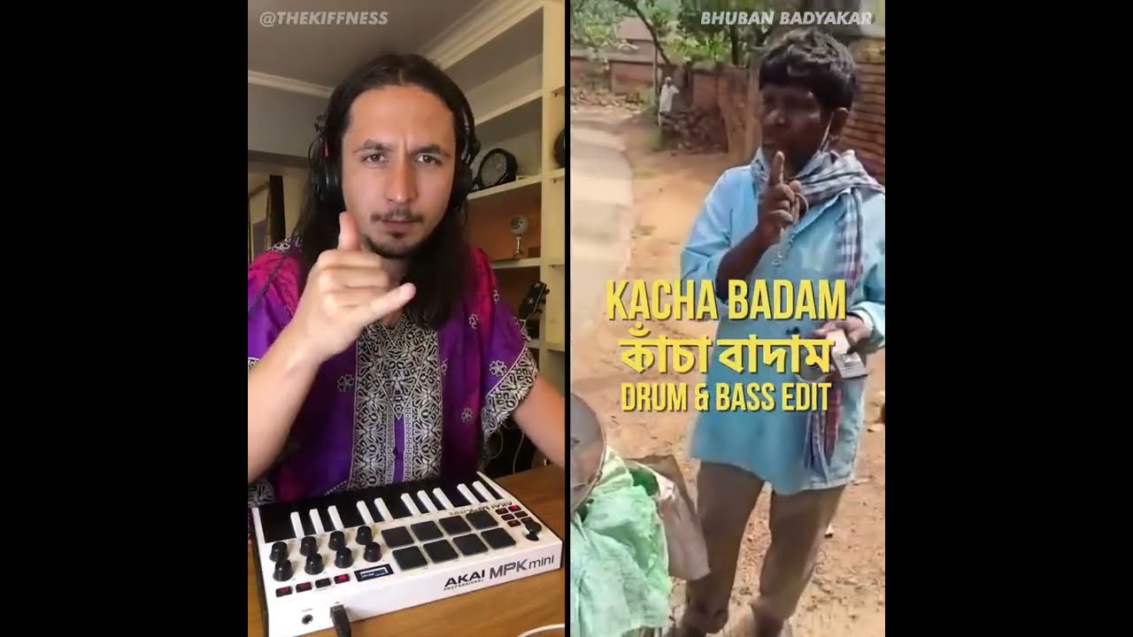 The Kiffness & Bhuban Badyakar - Kacha Badam (Drum Bass REMIX) -full audio version