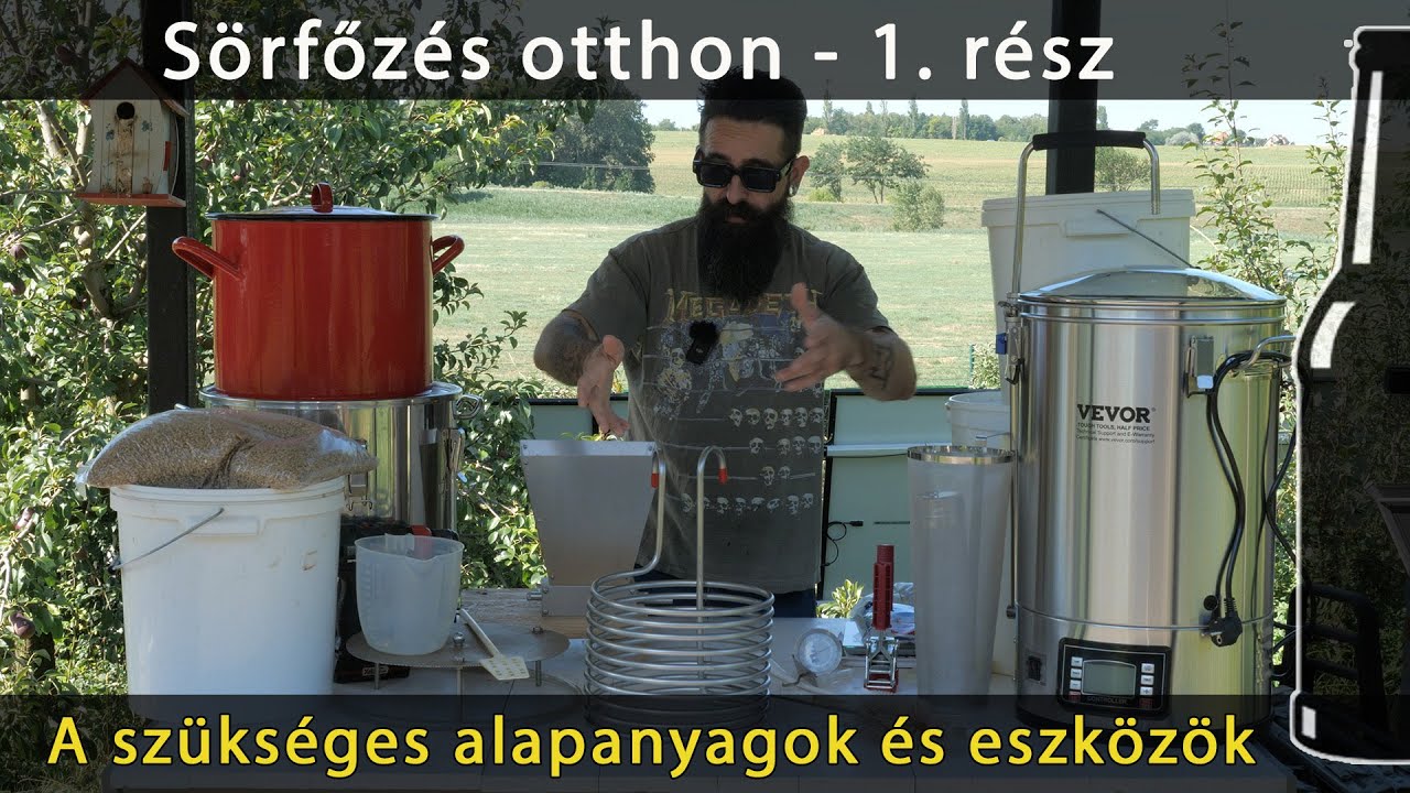 Sörfőzés otthon - 1. rész - a szükséges alapanyagok és eszközök