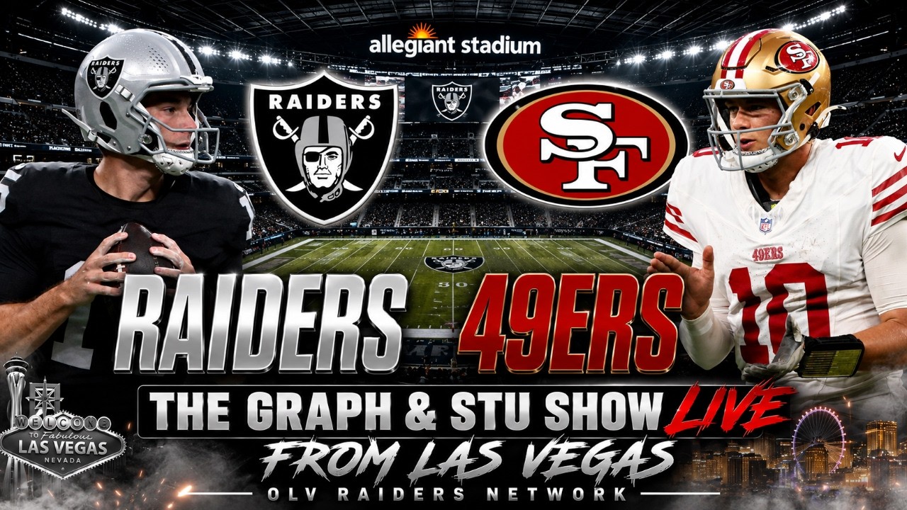 #Raiders | Обзор матча Raiders против 49ers в прямом эфире из Лас-Вегаса | Шоу Graph & Stu 🏴&zwj;☠️ |