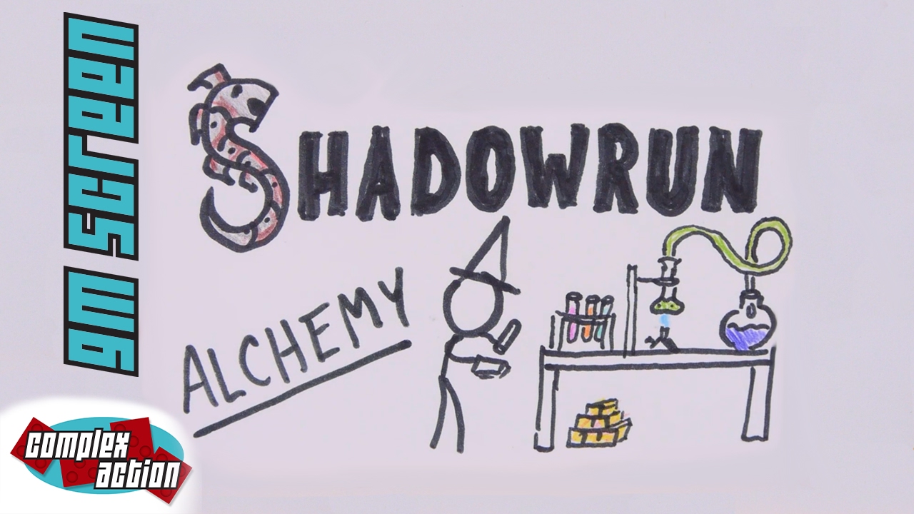 Alchemy - GM Screen - Shadowrun 5th Edition