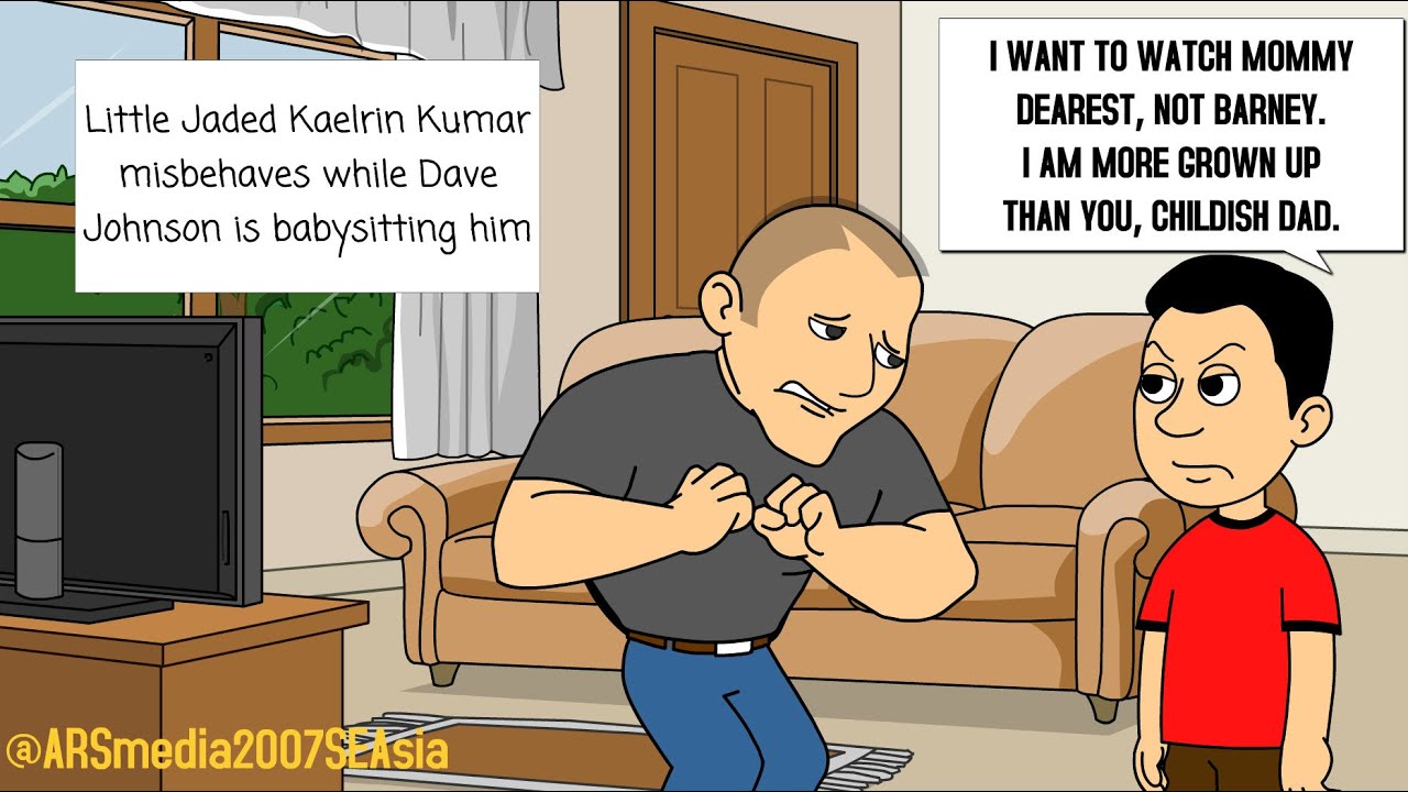 Little Jaded Kaelrin Kumar disrespects Dave Johnson while he's babysitting him (REVISED)