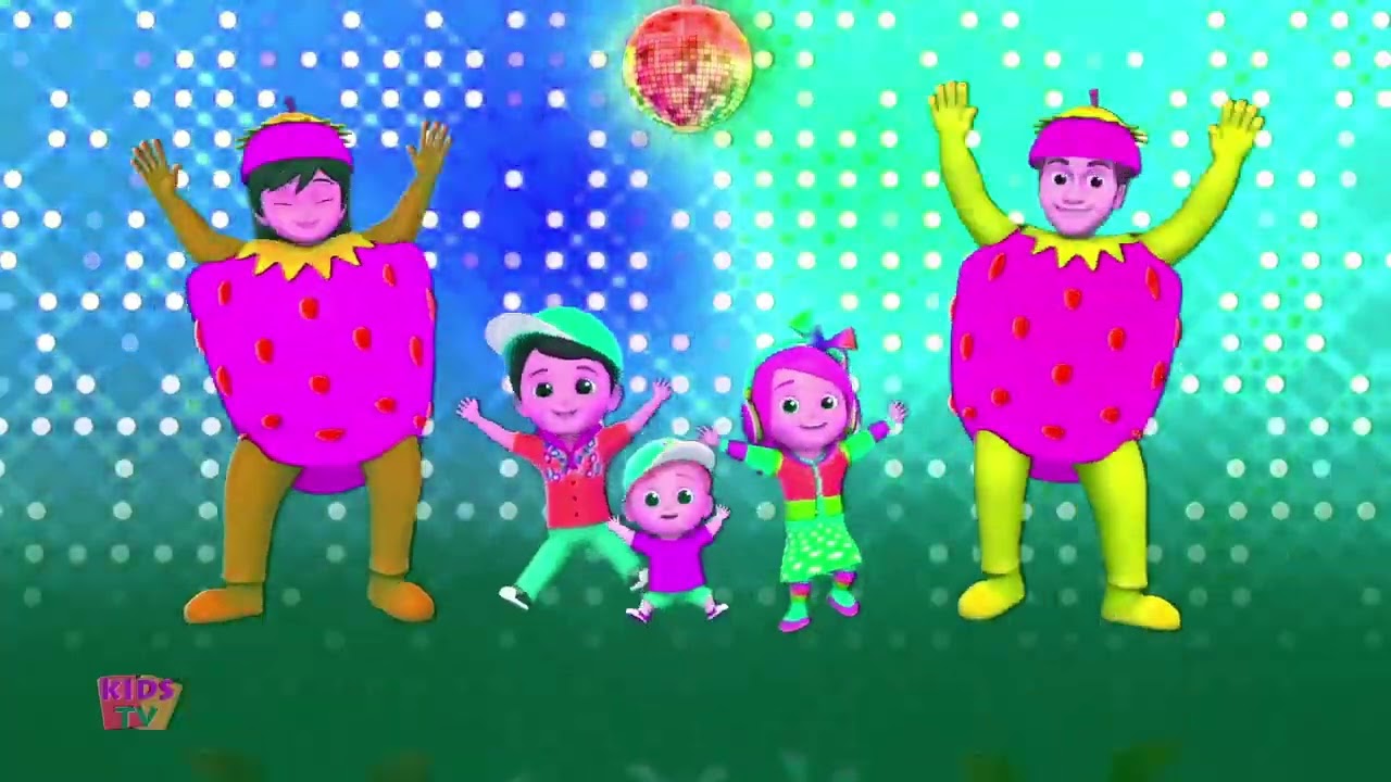 Kids TV Enjoy Dance With Mom & Dad Costume StrawBerry Fruit/Sponsored By Klasky Csupo Effects