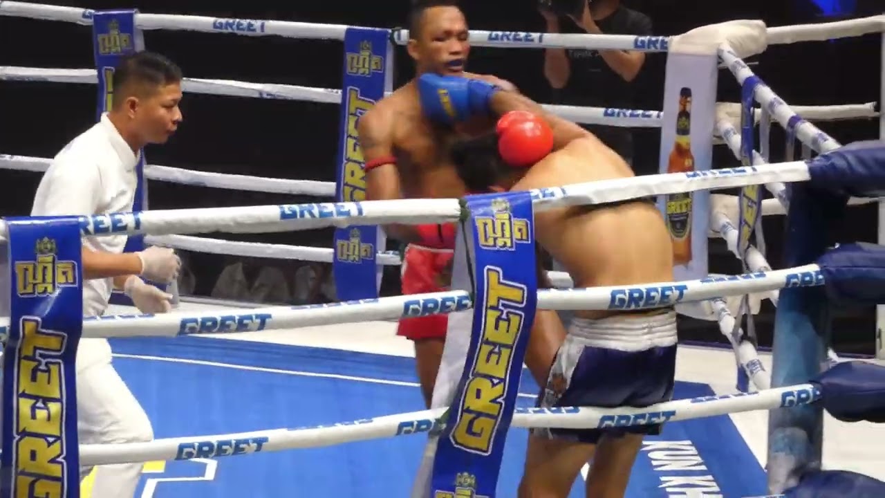 Kunkhmer Fighting; Vong Vichhai vs Mohamad Boumatra, Epic Khmer Boxing Fighter