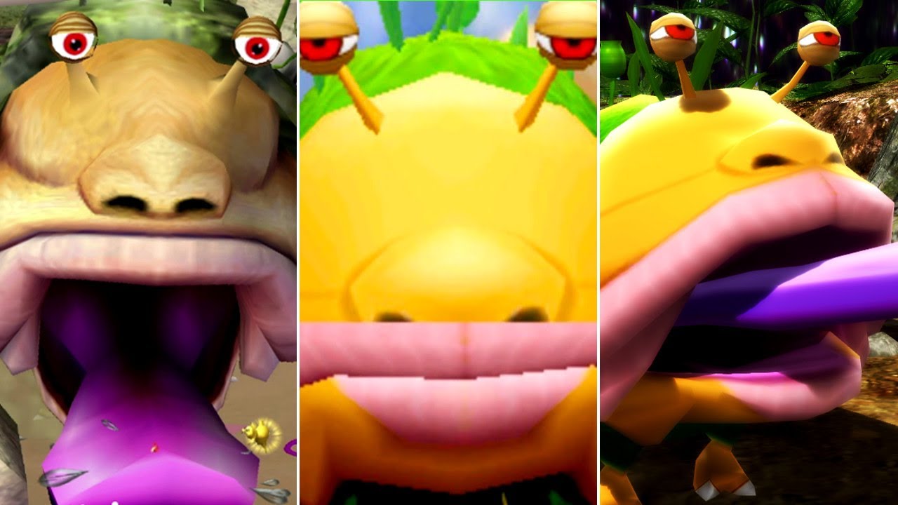 Evolution of Emperor Bulblax Battles in Pikmin Games (2001-2023)