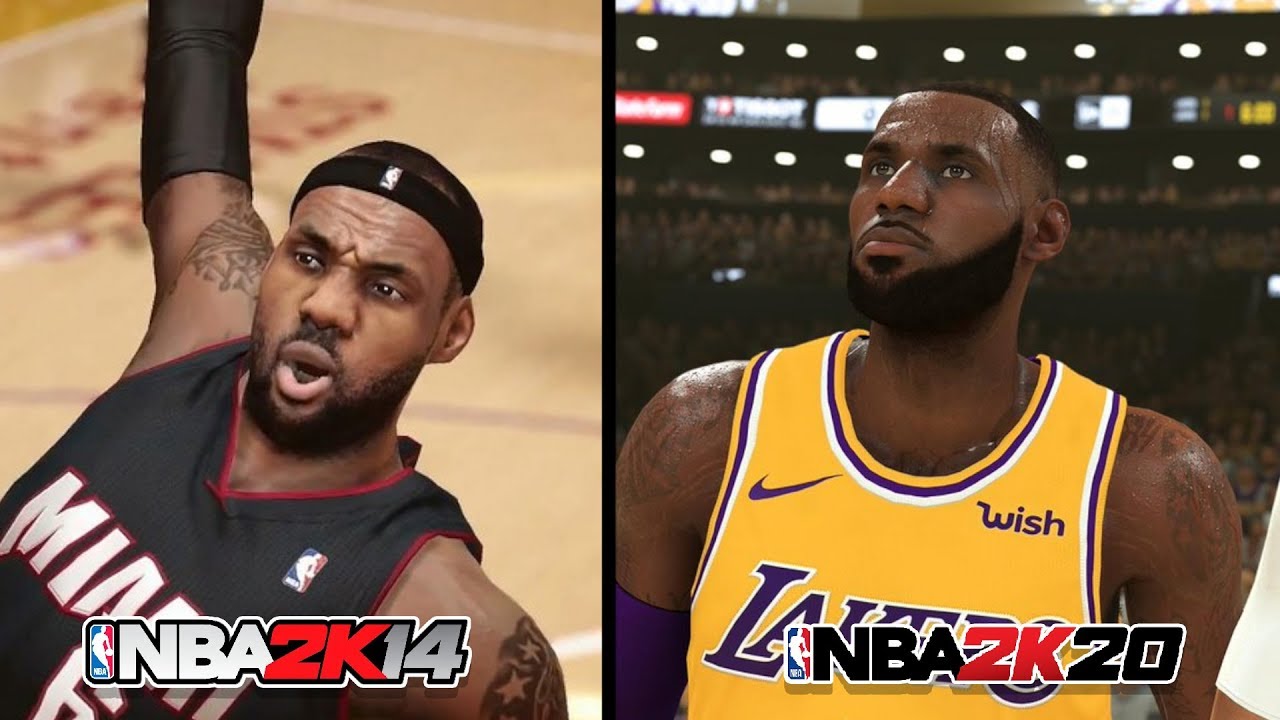 NBA 2K14 LOOKS BETTER THAN NBA 2K20 GRAPHICS COMPARISON!