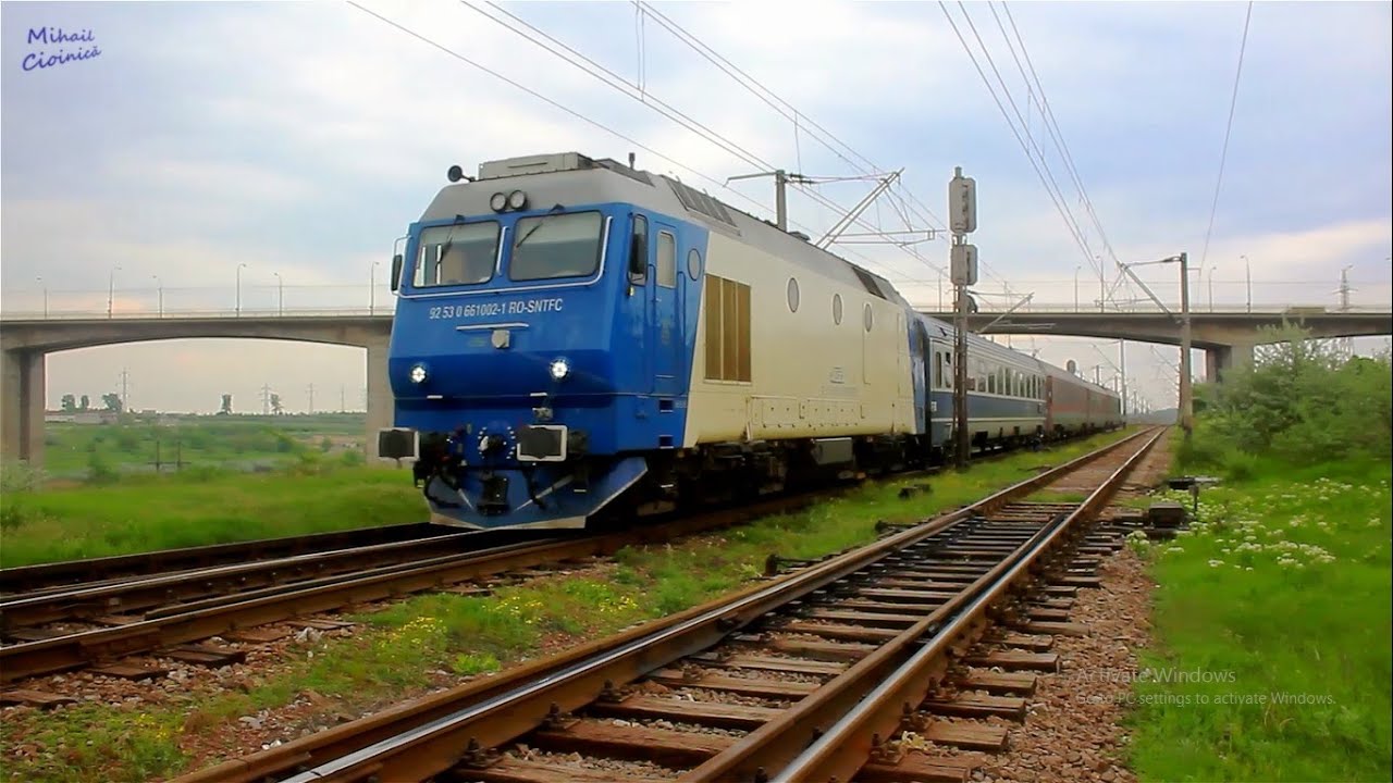 GM 1002 &icirc;n Viteză peste Macazuri cu IR 1776 &icirc;n Filești(Galați)