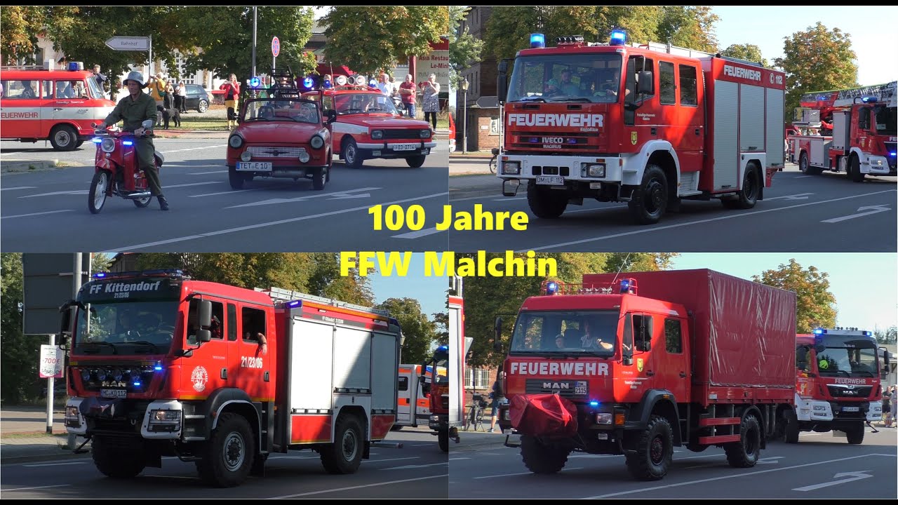 [Festumzug!] 100 Jahre Freiwillige Feuerwehr Malchin