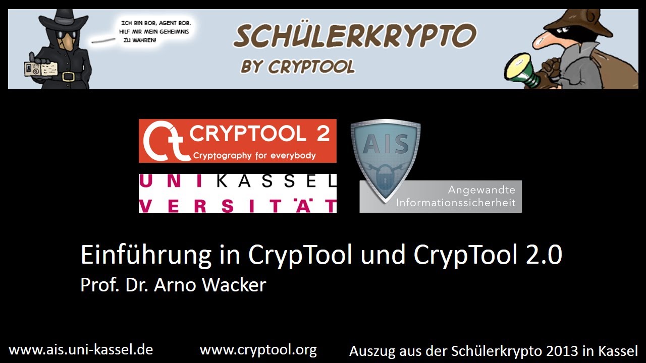 Einf&uuml;hrung in das Lehrprogramm f&uuml;r Kryptologie: CrypTool