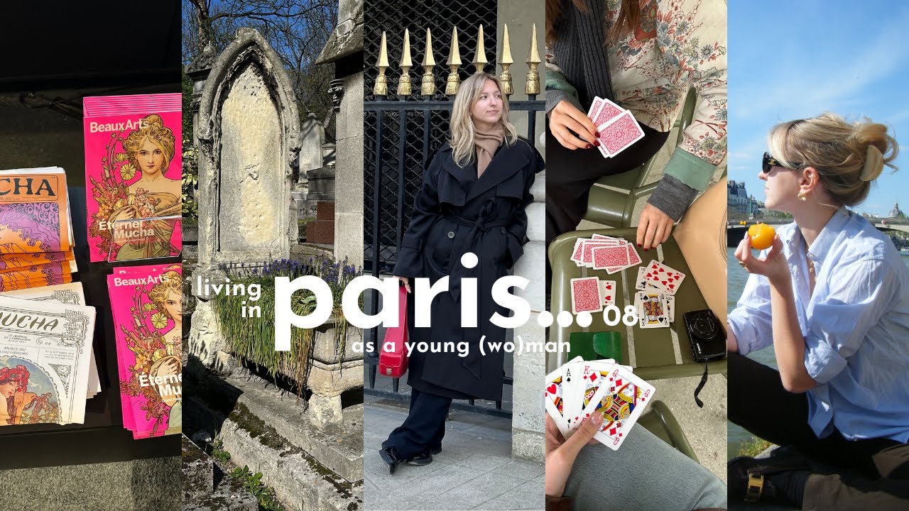 living in paris as a young (wo)man ep 8: cemetery, drinks with friends & card games