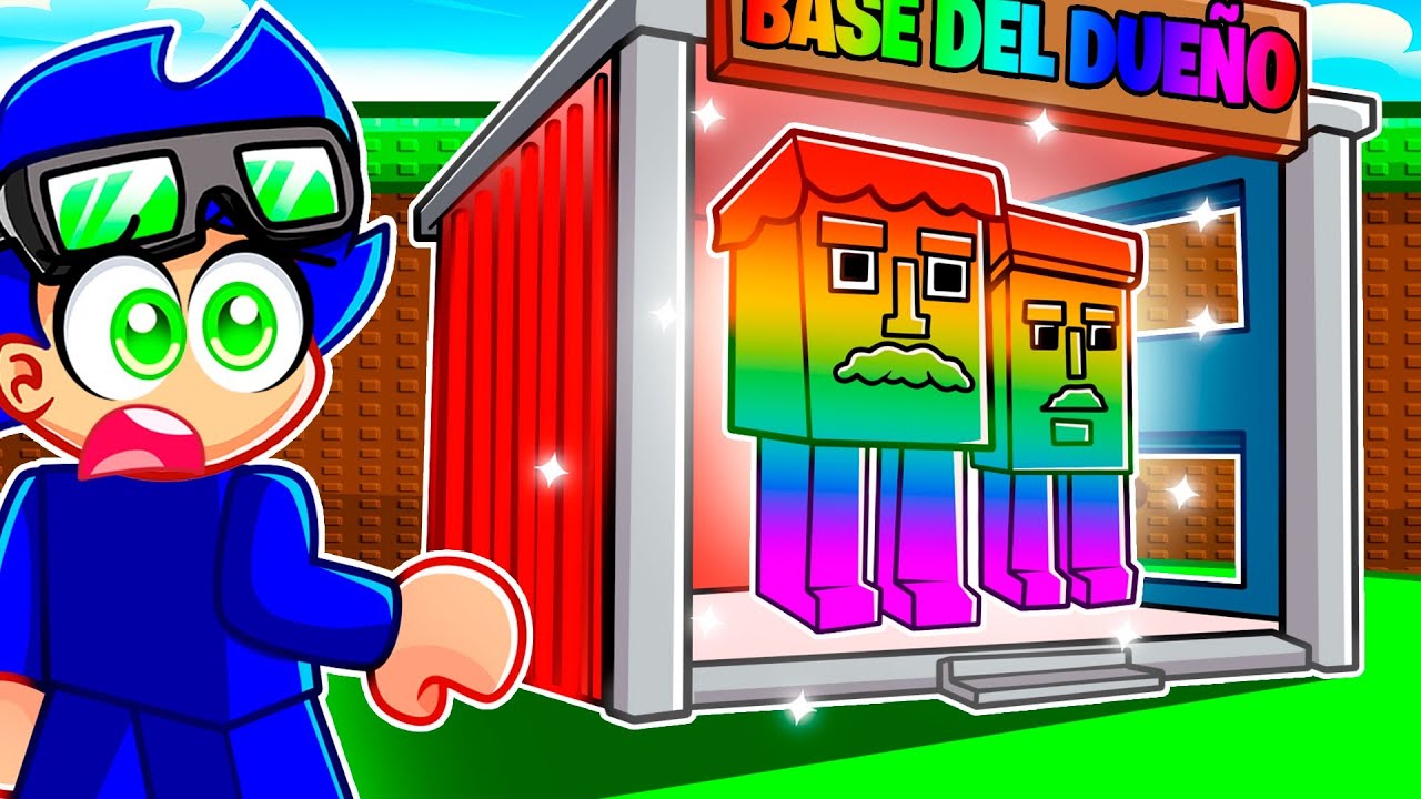 Entre en la BASE del CREADOR de Steal a Brainrot y le Robe TODO!